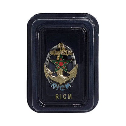 フランス軍 RICM インシグニア ミリタリー ブローチ デッドストック