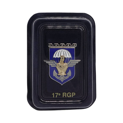 フランス軍 工兵落下傘連隊17e RGP インシグニア ミリタリー ブローチ デッドストック
