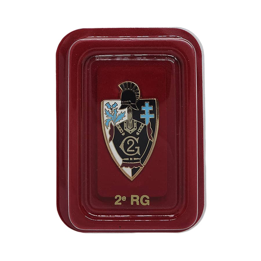 フランス軍 2e RG インシグニア ミリタリー ブローチ デッドストック