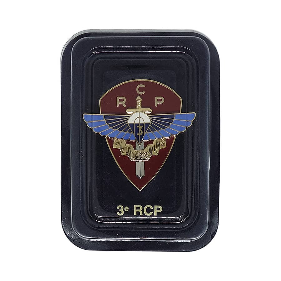 フランス軍 猟兵落下傘連隊 3e RCP インシグニア ミリタリー ブローチ デッドストック