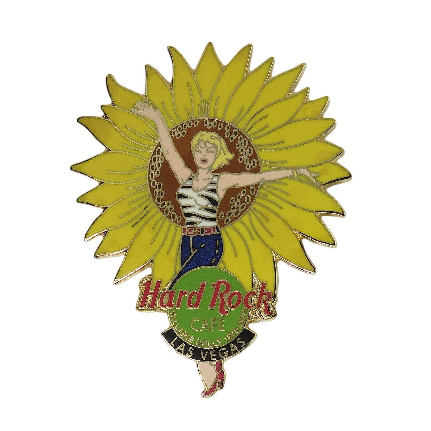 Hard Rock CAFE ヒマワリ 女性 ピンズ ハードロックカフェ LAS VEGAS