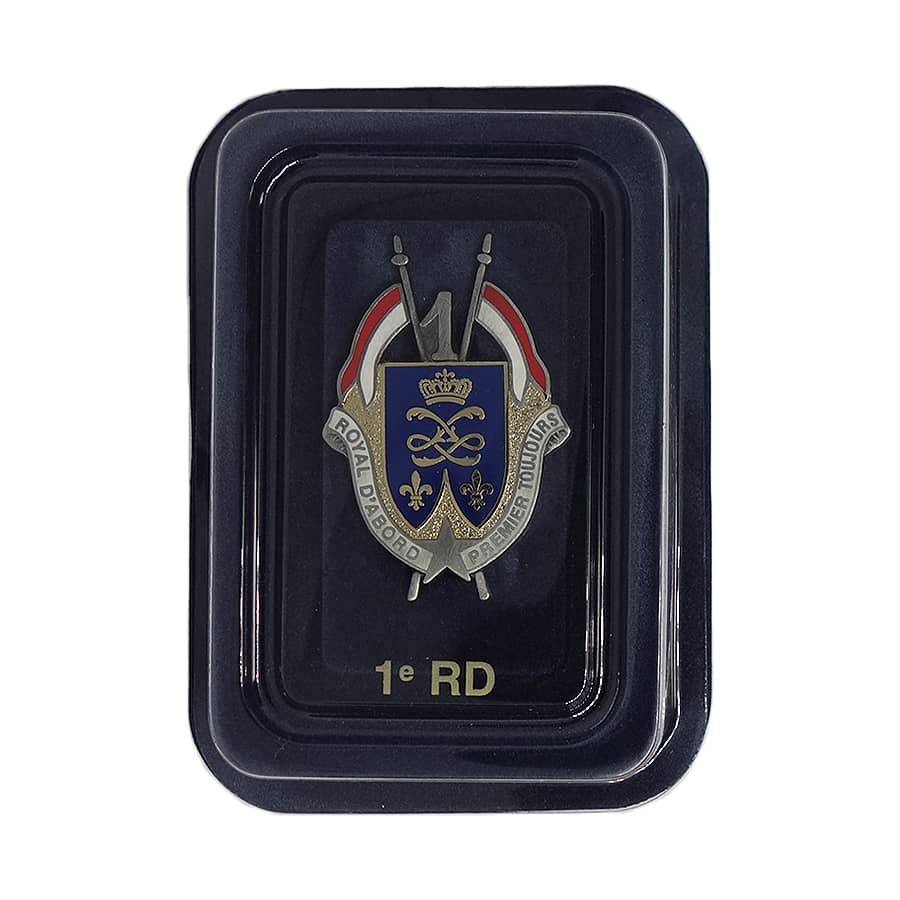 フランス軍 1e RD インシグニア ミリタリー ブローチ デッドストック
