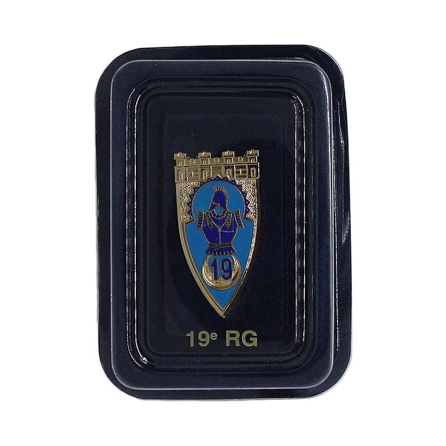 フランス軍 工兵連隊 19e RG インシグニア ミリタリー ブローチ デッドストック