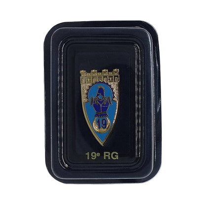 フランス軍 工兵連隊 19e RG インシグニア ミリタリー ブローチ デッドストック