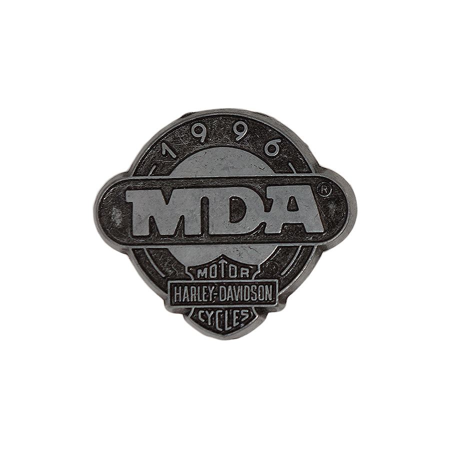 HARLEY-DAVIDSON ピンズ 1996 MDA ハーレーダビッドソン 留め具付き