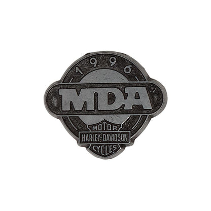 HARLEY-DAVIDSON ピンズ 1996 MDA ハーレーダビッドソン 留め具付き
