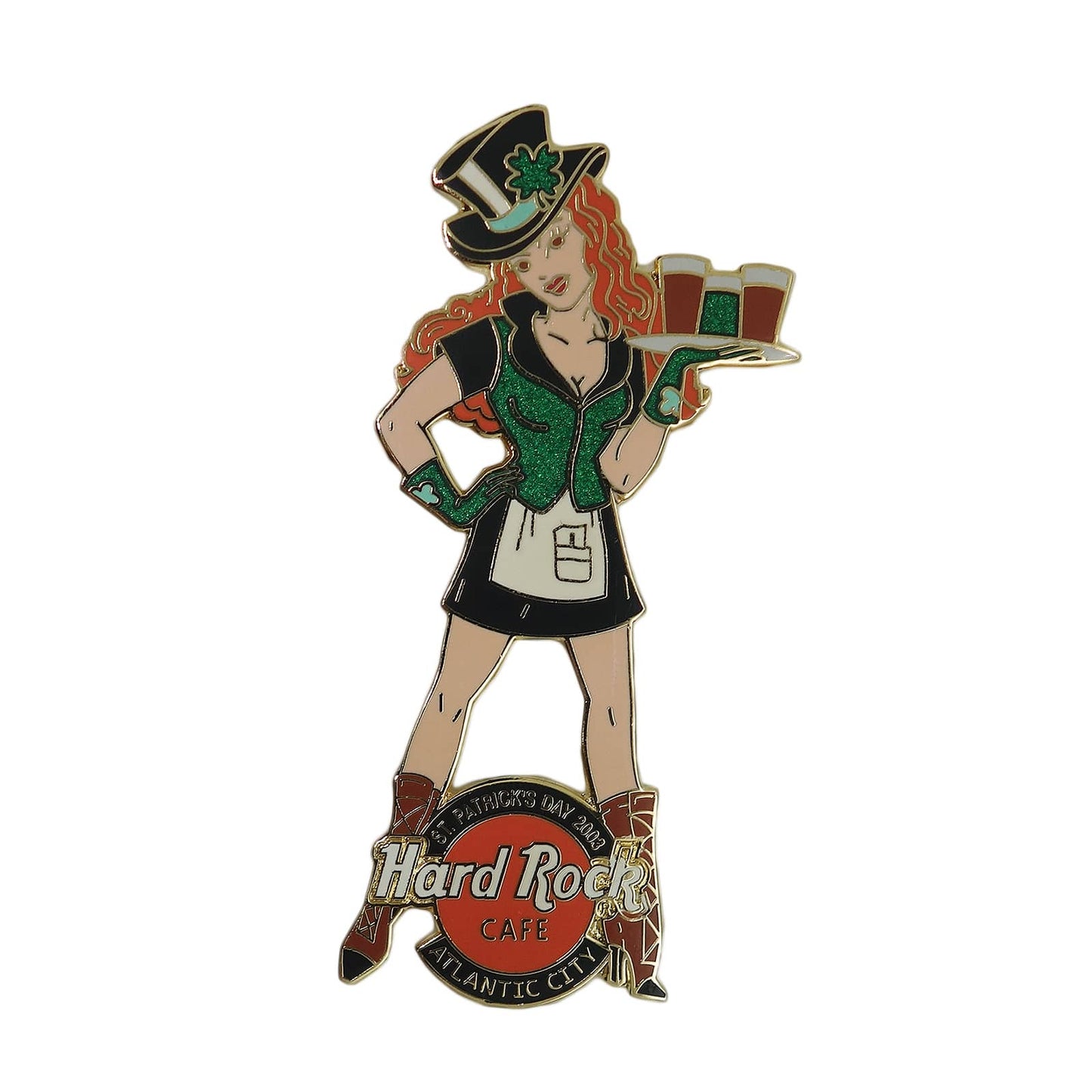 Hard Rock CAFE ウェイトレス ピンズ ハードロックカフェ ATLANTIC CITY