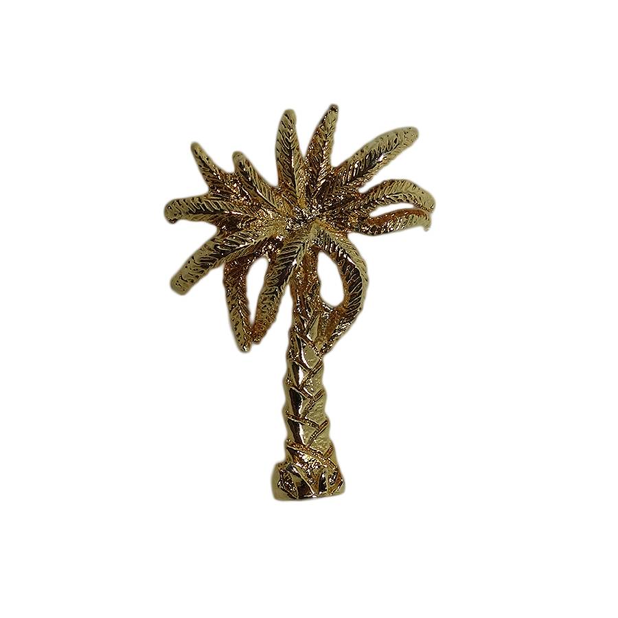 ヤシの木 ピンズ 植物 留め具付き