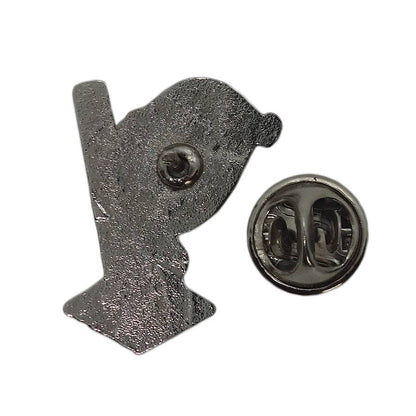 BER 鳥 ピンズ 留め具付き