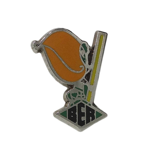 BER 鳥 ピンズ 留め具付き