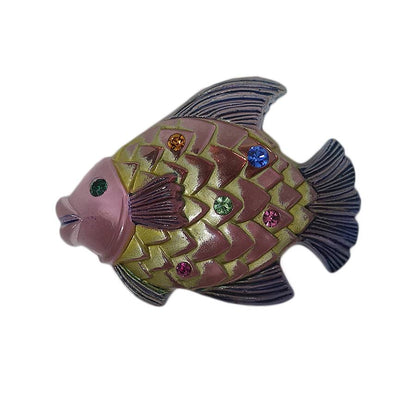魚 ブローチ