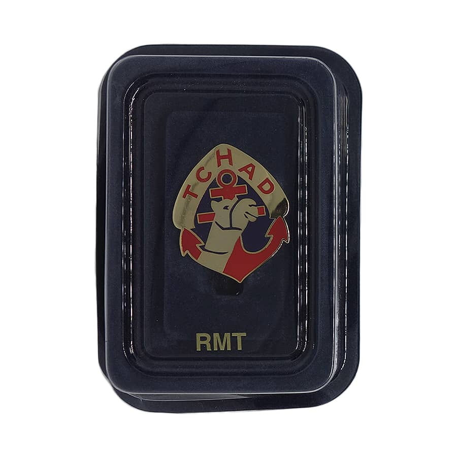 フランス軍 RMT インシグニア ミリタリー ブローチ デッドストック 錨とラクダ