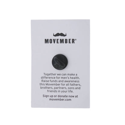デッドストック ROCK A MO. SAVE A BRO. 口ひげ ピンズ MOVEMBER