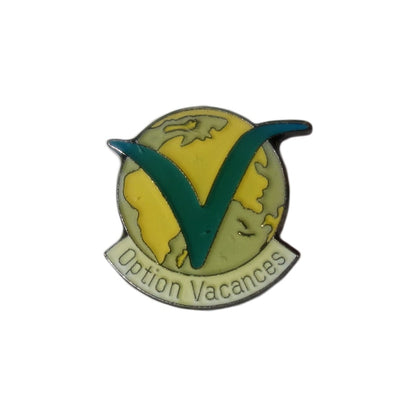 ピンズ option vacances 地球 留め具付き