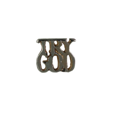 TRY GOD ピンズ 留め具付き