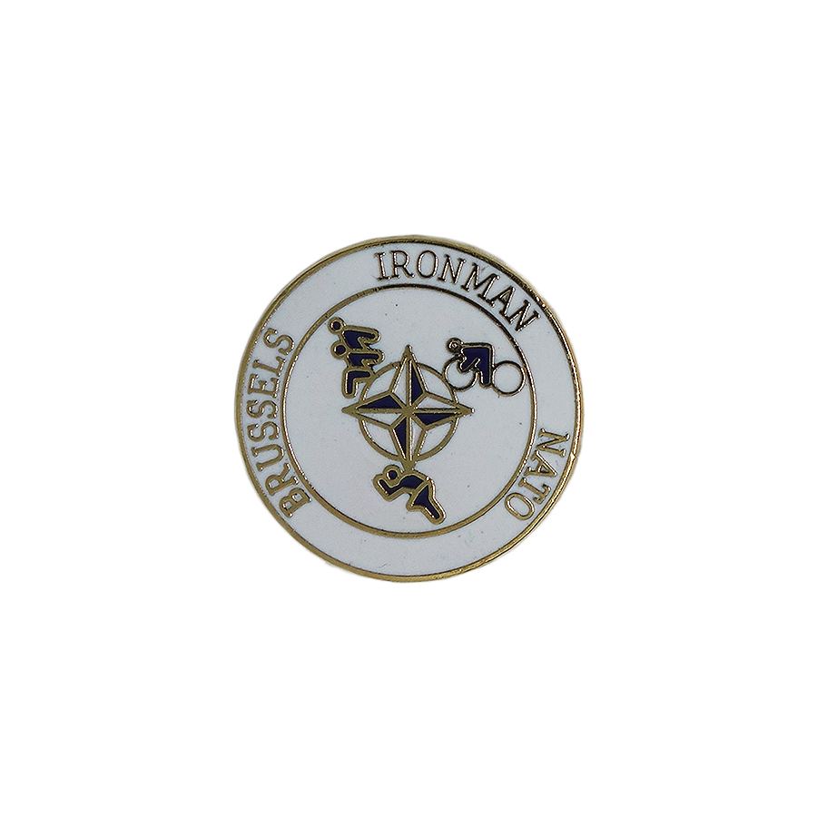 BRUSSELS IRONMAN NATO ピンズ 留め具付き