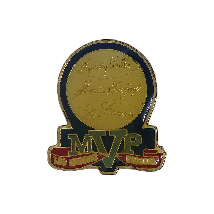 MLB ロサンゼルス・ドジャース ピンズ DODGERS MVP メジャー 野球 留め具付き