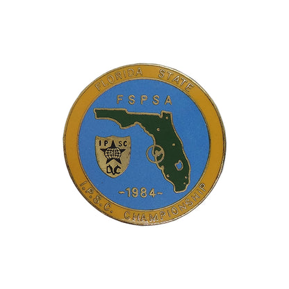 FSPSA ピンズ I.P.S.C CHAMPIONSHIP 1984年 射撃大会