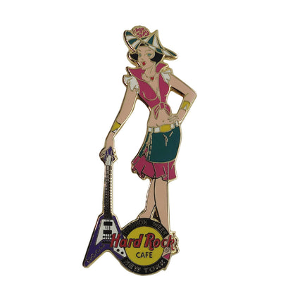 Hard Rock CAFE モデル 女性 ピンズ ハードロックカフェ NEW YORK