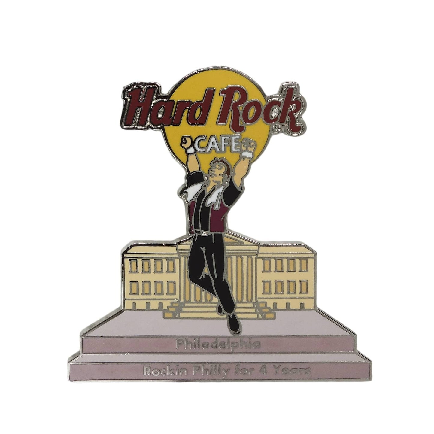 Hard Rock CAFE ピンズ ハードロックカフェ PHILADELPHIA 留め具付き