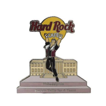 Hard Rock CAFE ピンズ ハードロックカフェ PHILADELPHIA 留め具付き