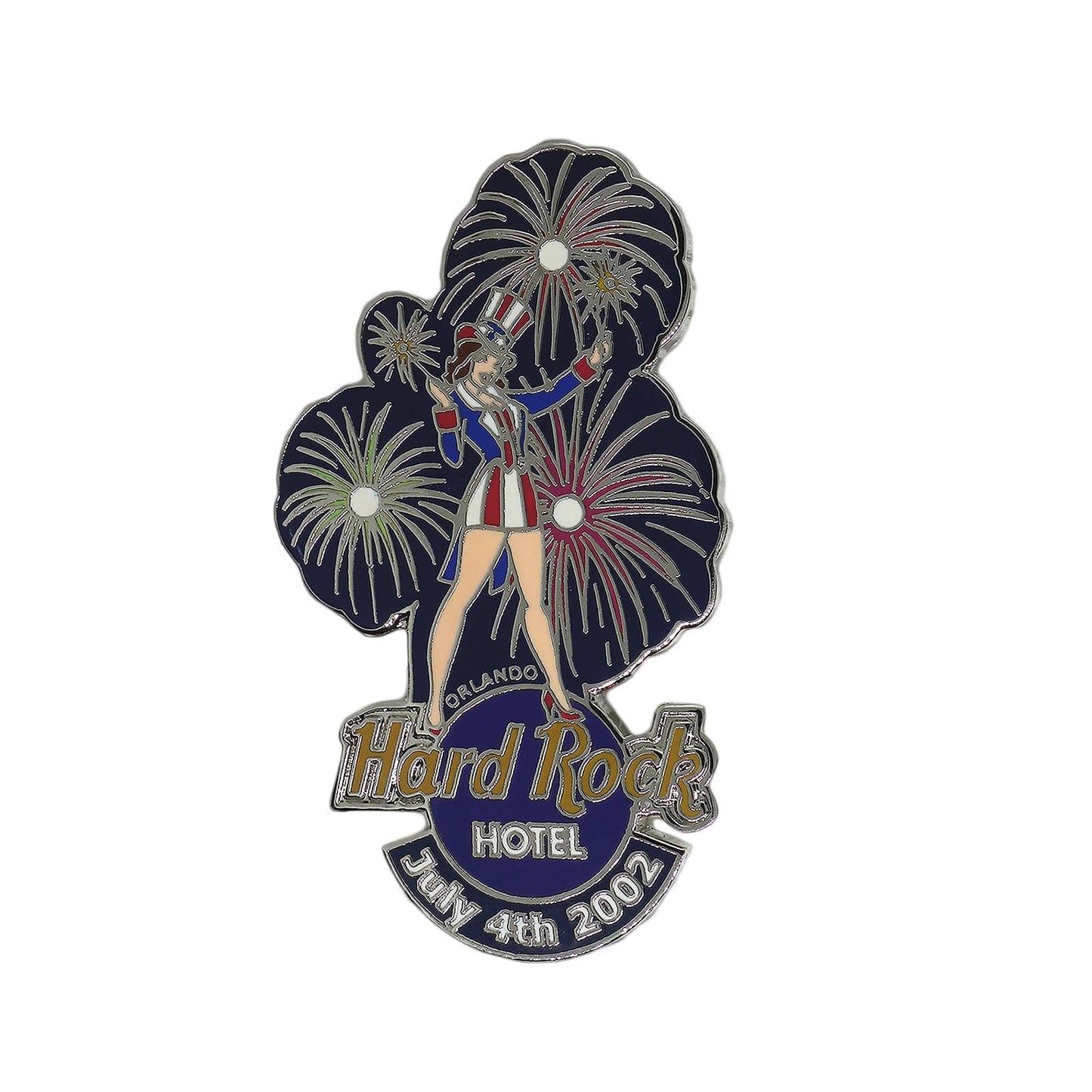 Hard Rock HOTEL 花火 女性 ピンズ ハードロックホテル ORLANDO 留め具付き