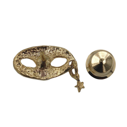 ベネチアンマスク ピンズ 金色 仮面