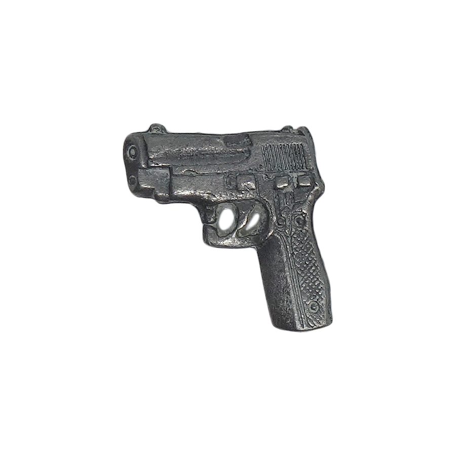 拳銃 ピンズ ピストル 留め具付き ビンテージ