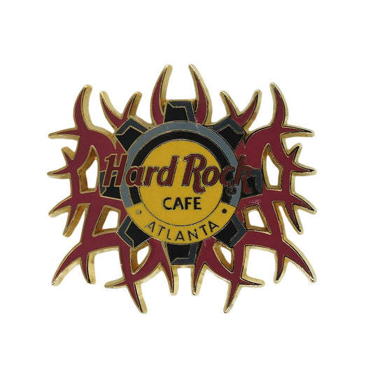 Hard Rock CAFE タトゥ— ピンズ ハードロックカフェ ATLANTA 留め具付き