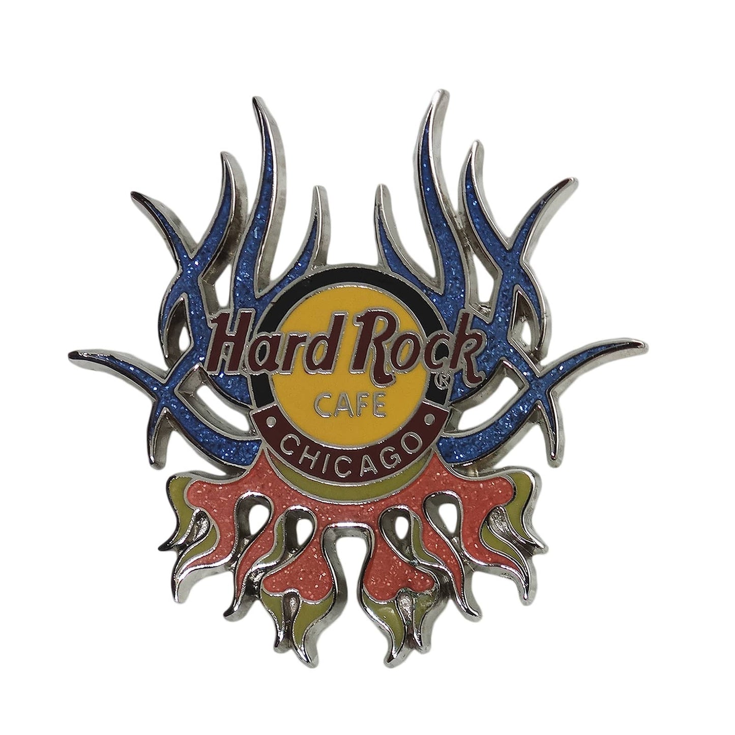 Hard Rock CAFE タトゥ— ピンズ ハードロックカフェ CHICAGO 留め具付き