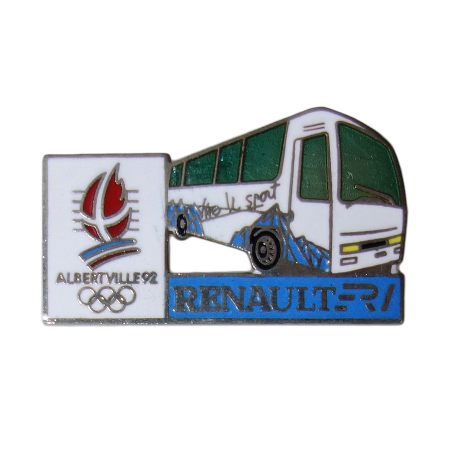 ピンズ 自動車 RENAULTルノー オリンピック 留め具付き