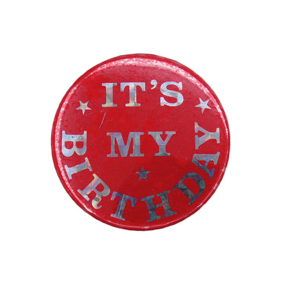 IT'S MY BIRTHDAY 缶バッジ バッチ 誕生日