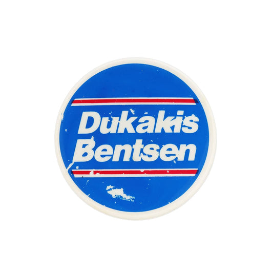 Dukakis Bentsen プラスチック バッジ バッチ
