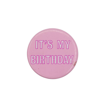 IT'S MY BIRTHDAY 缶バッジ バッチ 誕生日
