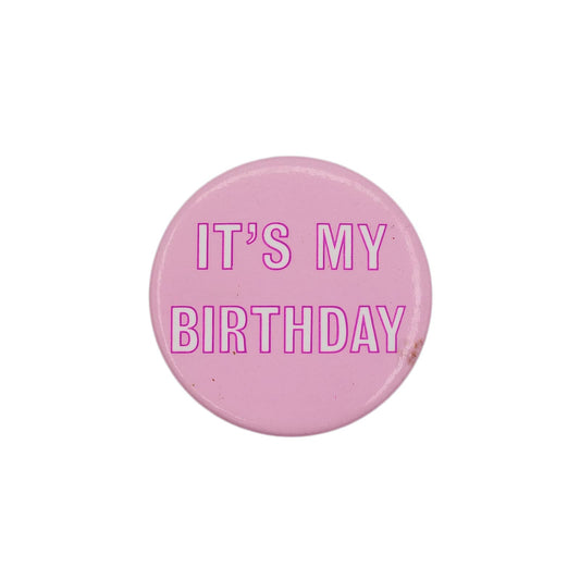 IT'S MY BIRTHDAY 缶バッジ バッチ 誕生日
