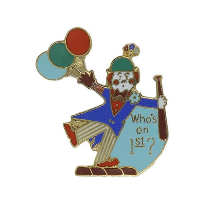 Who's on 1st? ピンズ アボットとコステロ 留め具付き