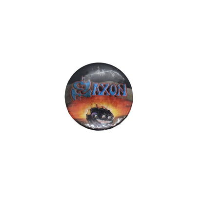 SAXON サクソン 缶バッジ ヘヴィメタルバンド