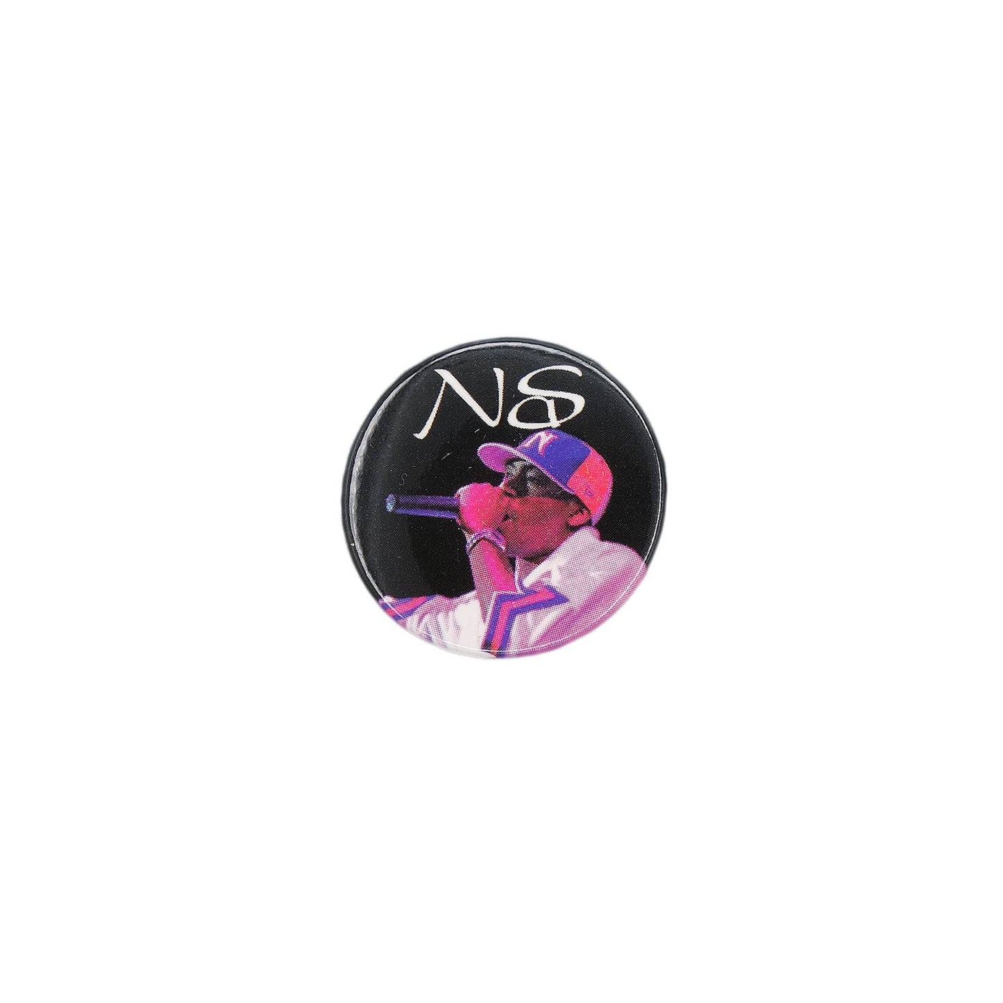 Nas ナズ 缶バッジ バッチ ヒップホップMC