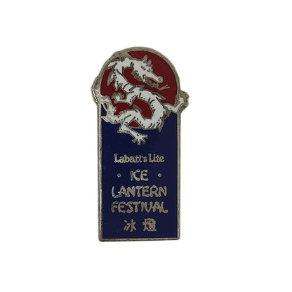 Labatt Lite ビール ピンズ お酒 ラバット 龍 留め具付き