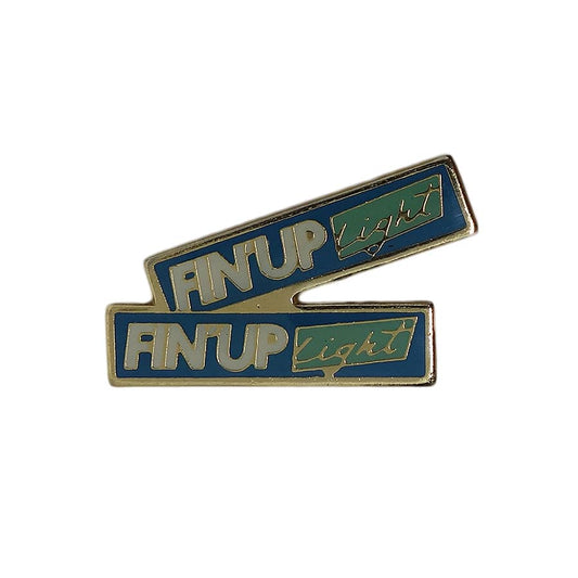 FIN'UP Light 煙草 ピンズ 青 留め具付き