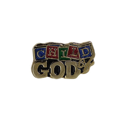 CHILD of　GOD ピンズ 留め具付き