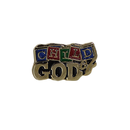 CHILD of　GOD ピンズ 留め具付き