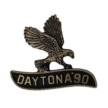 DAYTONA 90 イーグル バイカー ピンズ 金色 デイトナ 留め具付き