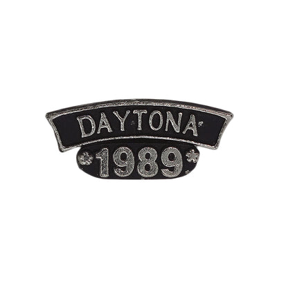 DAYTONA 1989 バイカー ピンズ デイトナ 留め具付き