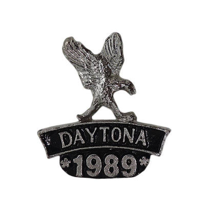 DAYTONA 1989 イーグル バイカー ピンズ デイトナ 留め具付き