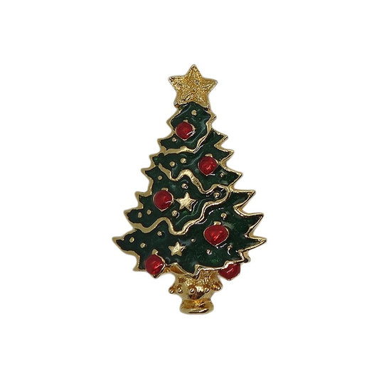 クリスマスツリー ピンズ 留め具付き