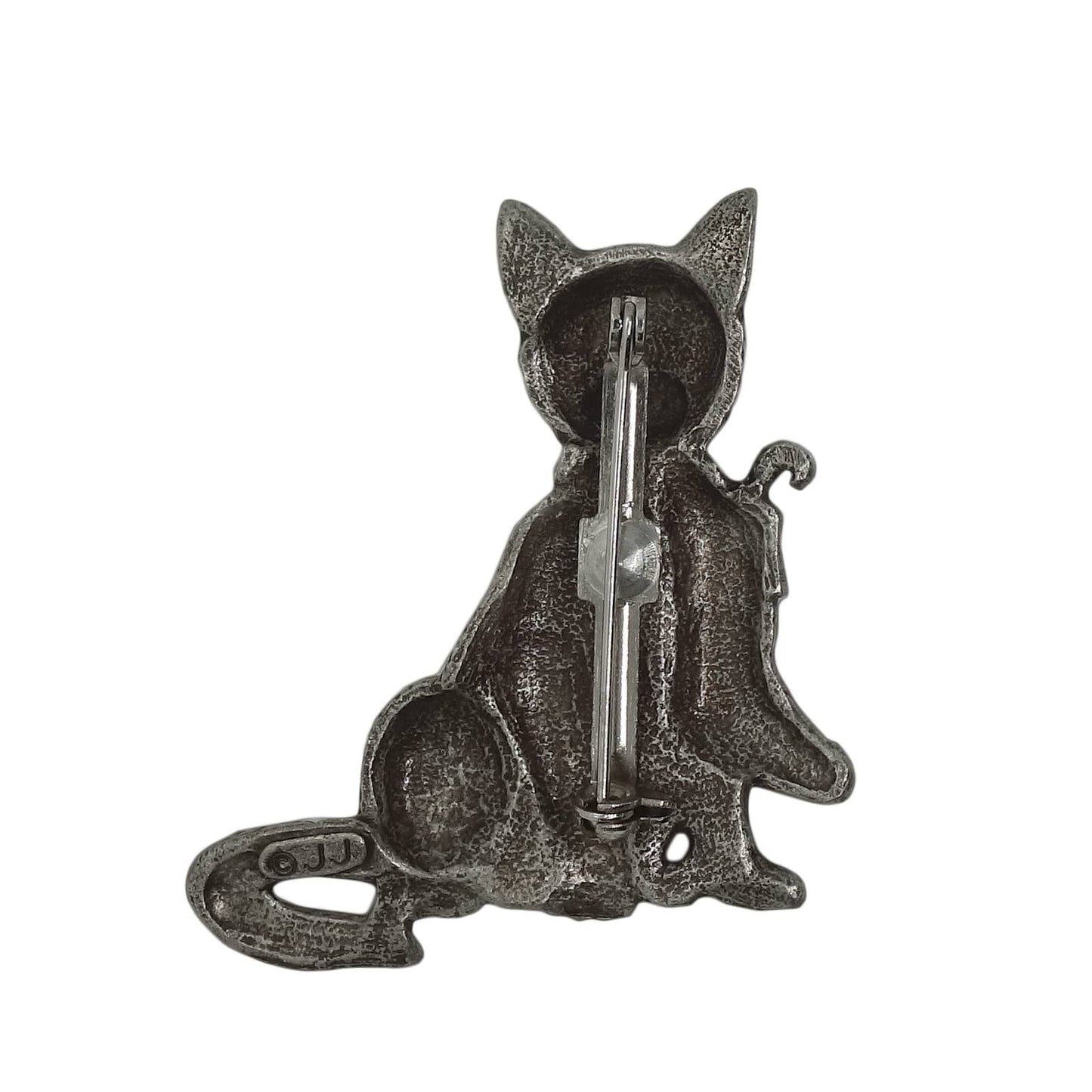 JJ 猫 クリスマス ブローチ JONETTE JEWELRY