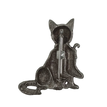 JJ 猫 クリスマス ブローチ JONETTE JEWELRY