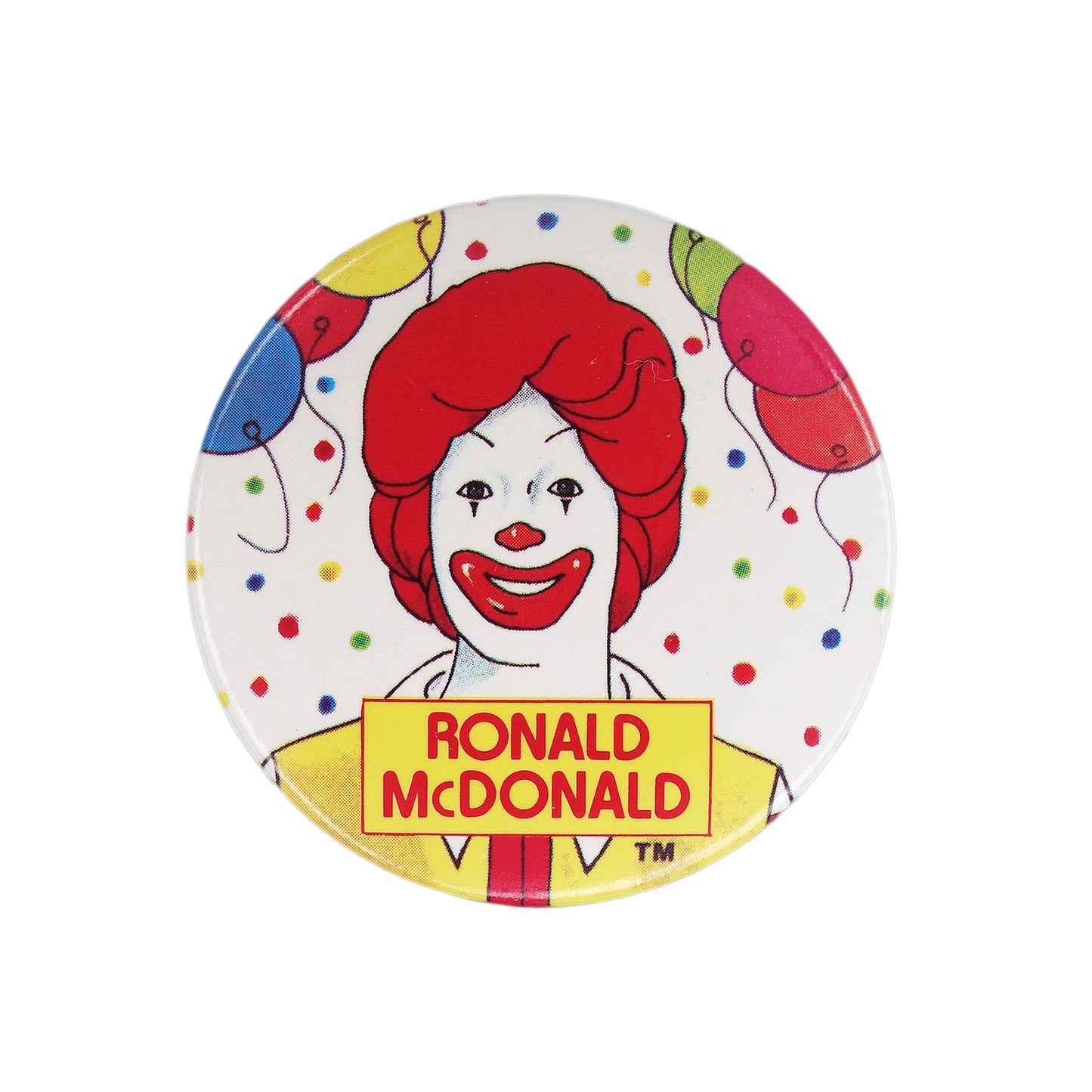 ロナルド マクドナルド RONALD McDONALD 缶バッジ バッチ
