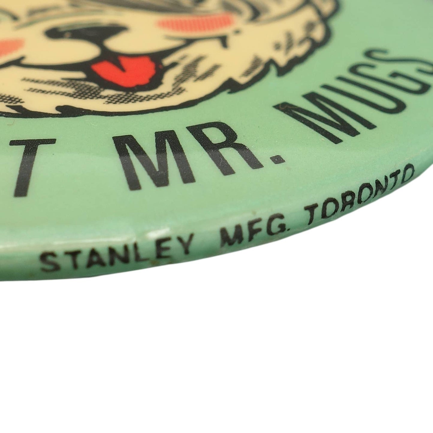 MEET MR. MUGS 缶バッジ バッチ 犬のキャラクター